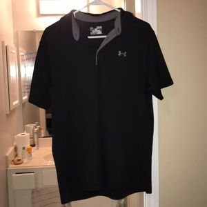 Under Armour Black Collar Shirt
